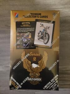 1992 HARLEY DAVIDSON MOTORCYCLE Cards ~ Series 2 ~ Factory Sealed Box (36 Packs)